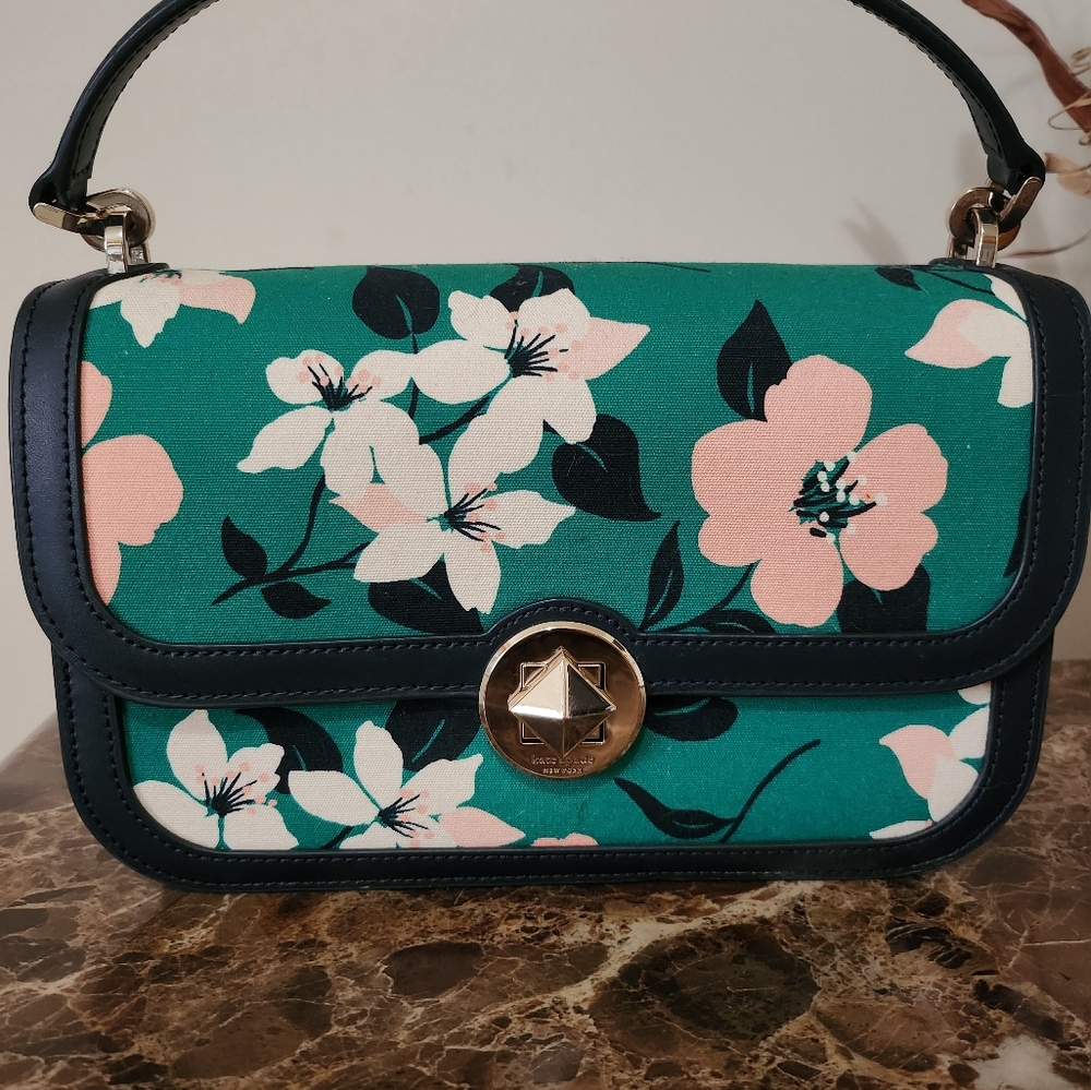 Kate Spade Floral 2way Crossbody with Dustbag EUC - Picture 11 of 16